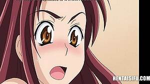 Neocenzurirani hentai pornić: Erotski anime z velikim kurcem