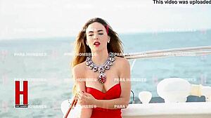 Belinda's swimsuit-clad beauty in a H Magazine cover story