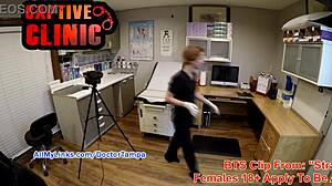 Titta på den fulla HD-videon av Jasmine Roses smutsiga lek på ett sjukhus