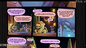La prosperosa personaggio hentai Pacifica di Gravity Falls gode di un grosso cazzo nella sua avventura anime