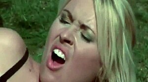 Norwegian babe gets rough outdoor fisting