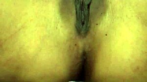 Ihana latinalaisnaisen takapuoli ja täytetty vagina
